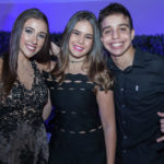 Carol Diogenes, Maria Eduarda Linhares e Izaac Pimentel