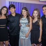 Luciana, Andre, Maria Clara, Mel e Pedro Paulo Negrao