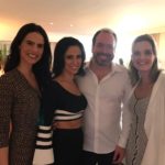 Renata Perdigão, Juliana, Eduardo e Maria Luíza Miranda