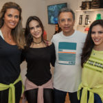 Ana Claudia Moura , Sandra Rolim , Eduardo e Manuela Rolim