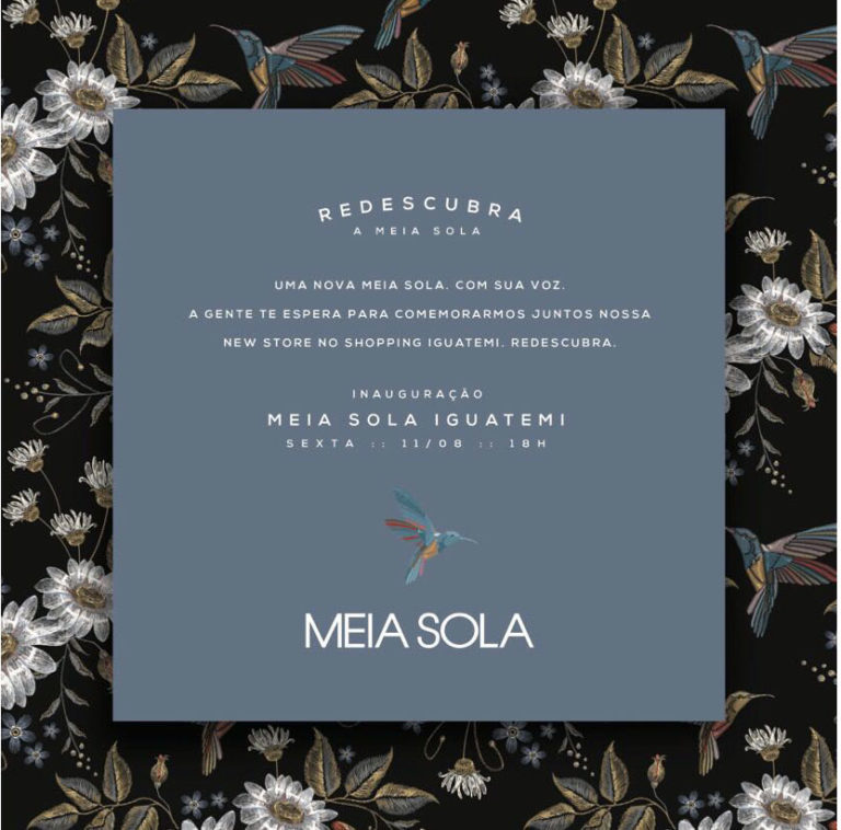 Meia Sola Iguatemi reinaugura nesta sexta-feira, 11