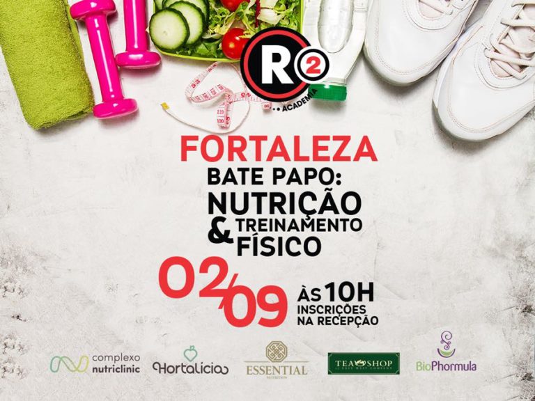 R2 academia realiza bate papo sobre nutrição e atividade física