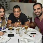 Bruna Miquelon, Fred Aiash e Luciano Mesquita