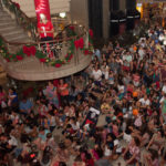 Chegada do Papai Noel Shopping Del Passeo