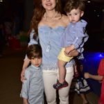 Felipe, Larissa e Guilherme Furtado