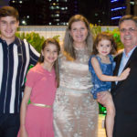 Gabriel, Natália, Cristiane e Letícia Borges, José Carlos Gama