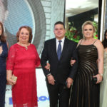 Liane, Mirian, Gerardo, Daniela e Isabella Bastos