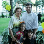 Maria Dolores Mota, Alice Mota, Claudio e Davi Mota (1)
