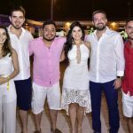 Raissa Capele, Igor Parente, Ney Santos, Barbara Cunha, Rafael Gonçalves e Marcio Andre Oliveira