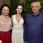 Regina e Barbara Portela e Sergio Diniz