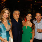 Thais e Adriano Pinto com Stella e Fl+ívio Studart