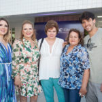 Thais e Valeria Gama, Germana Borges, Maria de Fatima e Raul Mota
