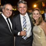 Duda, Heltor e Juliana Barros