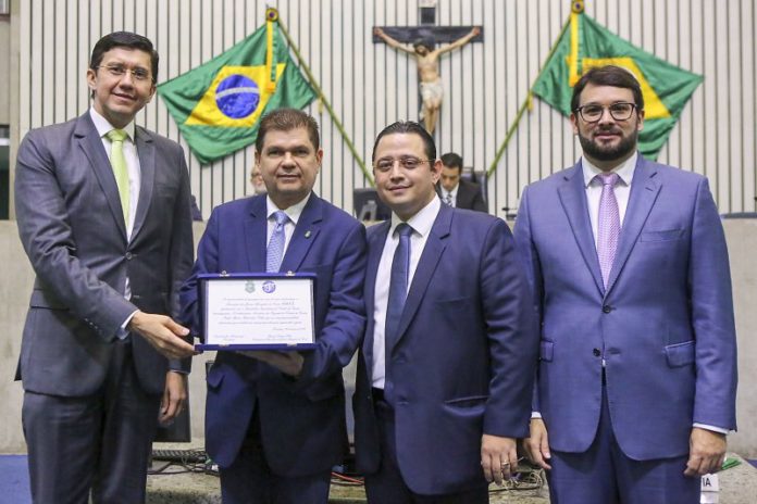 Edson Santana, Mauro Benevides, Ricardo Valente Filho e Marcel Feitosa
