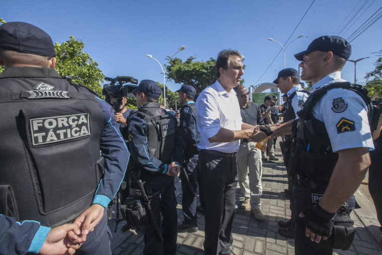 INSTALAÇÃO DA UNIDADE INTEGRADA DE SEGURANÇA (UNISEG) DOS BAIRROS JARDIM DAS OLIVEIRAS, CIDADE DOS FUNCIONÁRIOS, CAJAZEIRAS, AEROLÂNDIA E ALTO DA BALANÇA