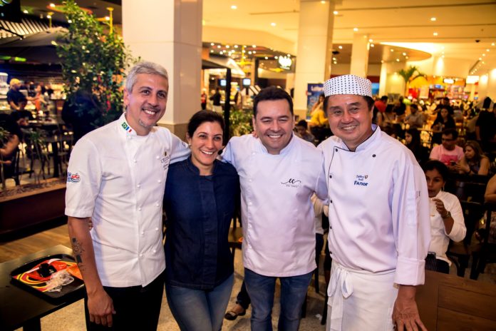 Chefs Albertino Araujo, Cris Gutierrez, Edilberto Costa E Elcio Nagano