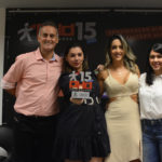 Paulo Henrique Donato E Carina Salgado Com Angelina Studart E Rafaela Studart, As Donas Da Aces   Academia Cearense De Squash
