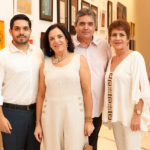 Fernando, Elusa E Totonho Laprovitera Com Lilia Quinderé