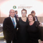 Marcos De Castro, Luciana Dummar E Anete De Castro