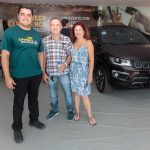 Leni Alencar, João Berkman e Solange Vieira