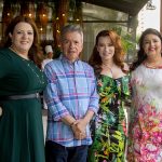 Claudia Félix, João Magela, Aline Barroso e Adriana Maia