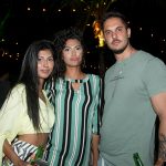 Letícia Megue, Larissa Rodrigues e Tiago Medeiros