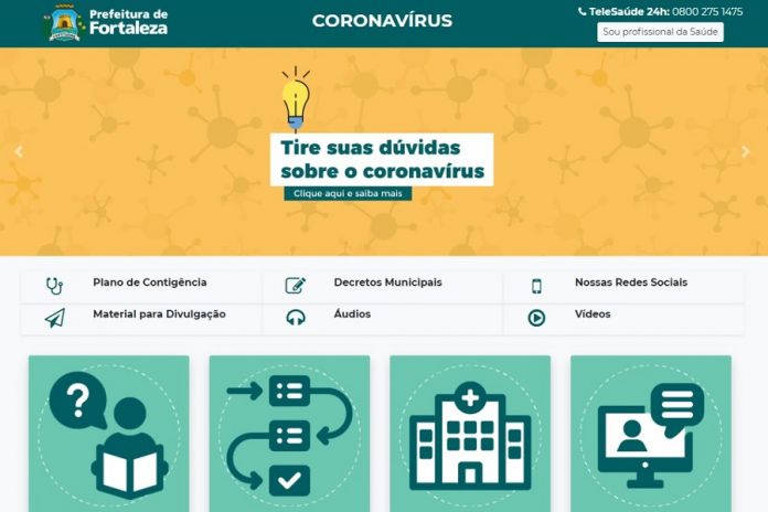 Plataforma Da Prefeitura Sobre Coronavírus