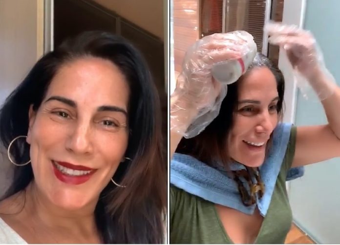 Gloria Pires Pinta Os Cabelos