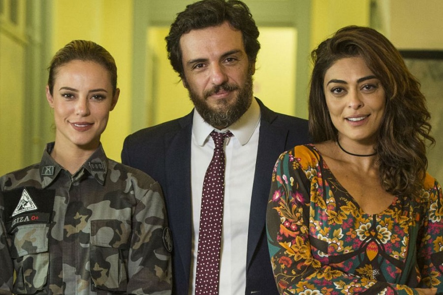 Paolla Oliveira, Rodrigo Lombardi E Juliana Paes Em A Força Do Querer