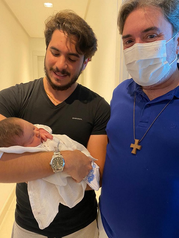 Pedrinho, Com O Pai E O Avô, João Pedro E Pedro Brandão