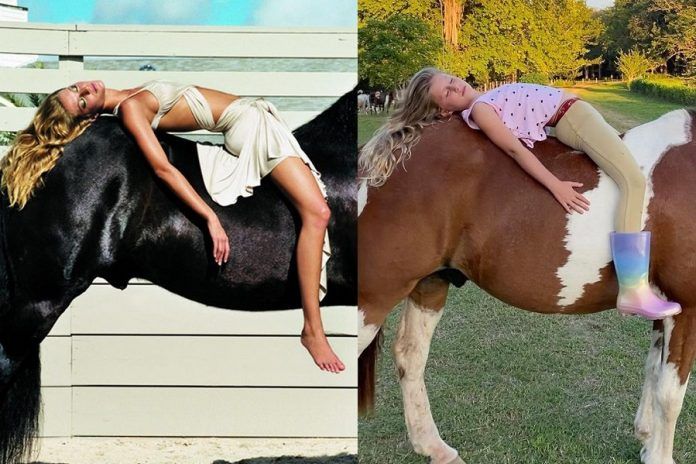 A Foto De 2001 De Gisele Bundchen E A Recriação De Sua Filha, Vivian