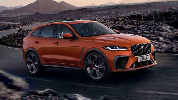 2021 Jaguar F Pace Svr Orange