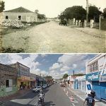 Dois Momentos Da Antiga Entrada Da Parangaba. A Foto Antiga é Provavelmente Dos Anos 20