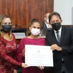 Nazaré Santiago Recebe Homenagem Das Mãos Dos Vereadores Ana Paula E Adahil Junior