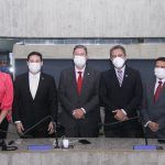 Augusta Brito, Marcos Sobreira, Romeu Aldigueri, Elmano Freitas E Moisés Braz