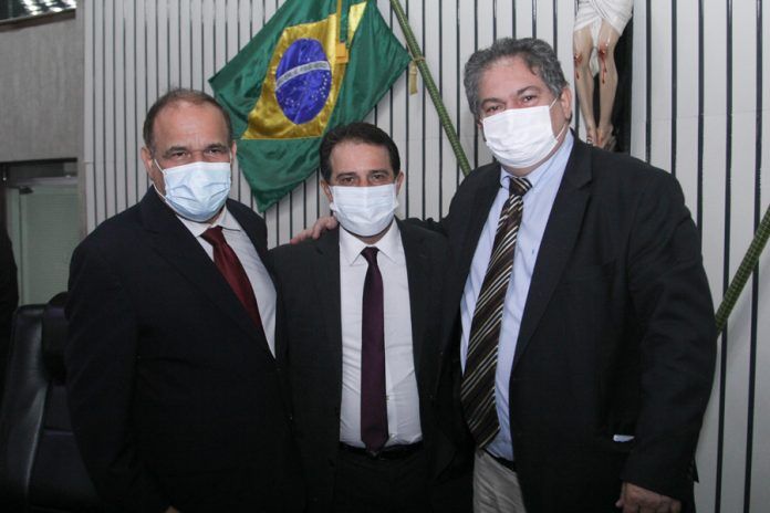 Roberto Moreira, Evandro Leitão E Osmar Baquit