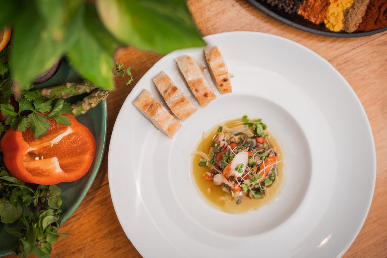 POLVO À CITRONETTE DE HORTELÃ