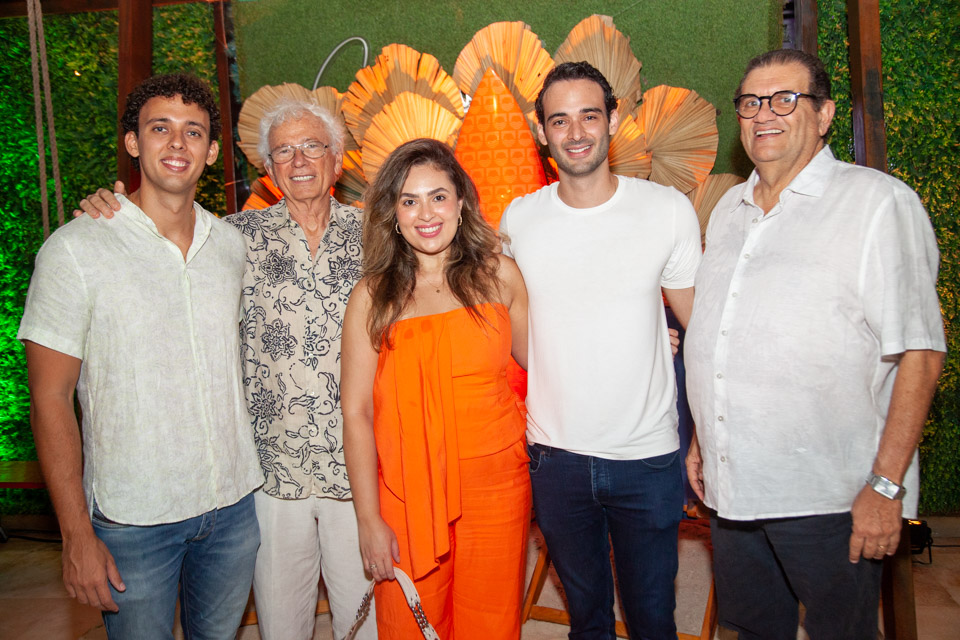 Felipe Montenegro, Marcelo Montenegro, Renata Abreu, Marcelo Montenegro Filho e Francisco Kubrusly_