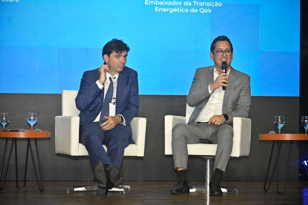 Frederico Araujo   Vice Presidente Juridico Da Raizen, E Gustavo Silva   Diretor De Hidrogenio Do Sindienergia Da Transicao Energetica da Qair