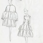 11. Inverno 1963 Disegno Collezione@Balenciaga Archives Paris