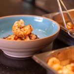 Degustação Exclusiva Do Camarão Orgânico Da Costa Negra 0397