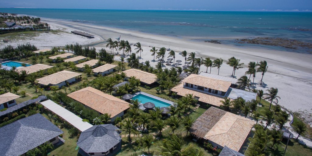 Vista área Do Vila Selvagem E Sua área De 30 Mil M² à Beira Mar