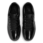 Nike Air Force 1 Low Black Patent Tenis Sneaker Para Usar Com Terno 5